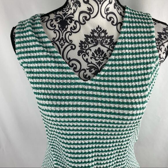 Anthropologie Maeve Franconia Striped V-Neck Tank - Picture 4 of 9